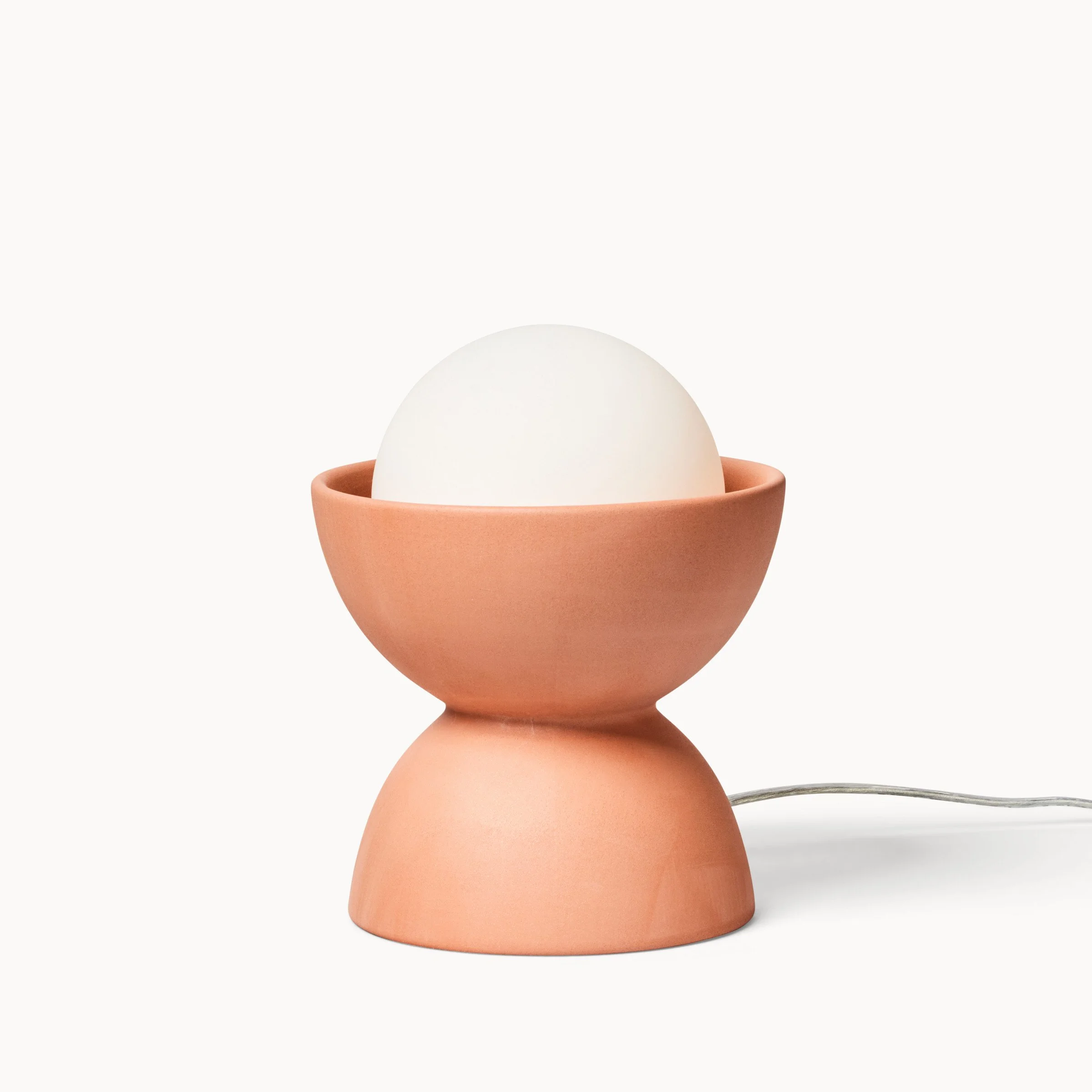 Stacked Table Lamp in Terracotta — Franca NYC